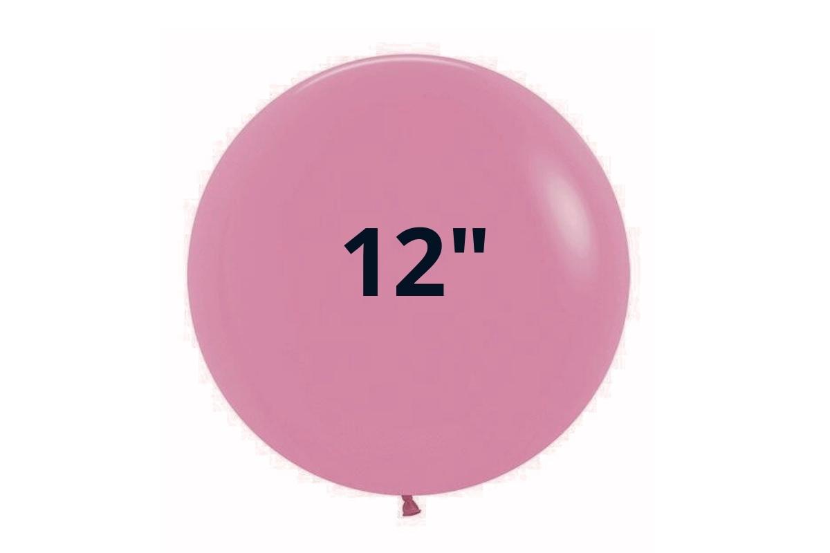 BUSTA 50 PZ PALLONCINI 12* MACACOLORS ROSA CANDY